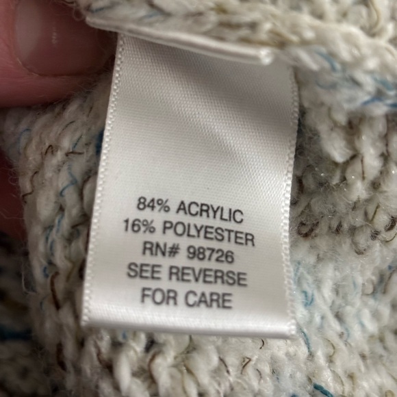 Super Cozy Croft & Barrow Heathered High Neck Quarter Zip-Up Men’s Knit Sweater - Picture 4 of 9